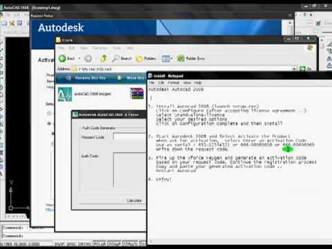 Autocad 2008 crack internal error 15